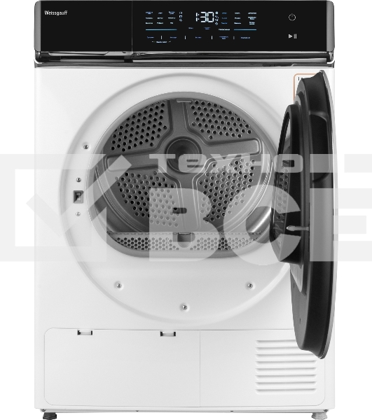 Сушильная машина WEISSGAUFF WD 779 Diamond Heat Pump белый, 8 кг, сушка - тепловой насос, программ - 16, 59.8 x 84.5 x 65.2 см