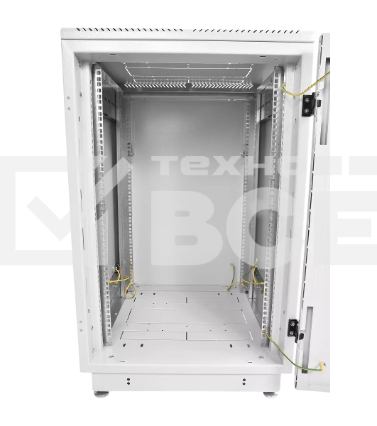 Шкаф телеком. напольный 18U (600x600) дверь перфорированная (ШТК-М-18.6.6-4ААА) (2 коробки)