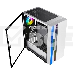 Компьютерный корпус GameMax Brufen C3 WB без БП, MidiT, ATX, Бело-гол, Зак. стекл., USB 3.0, 1*120; 1*140мм вент., фото5