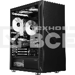 Компьютерный корпус Accord 3501 черный без БП ATX 2xUSB 2.0 1xUSB 3.0 1xUSB3.1 audio bott PSU, фото2