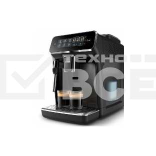 Кофемашина автоматическая Philips EP3321/40 черный, исп. кофе - зерна, 1.8 л, 1500 Вт, 15 Бар.
