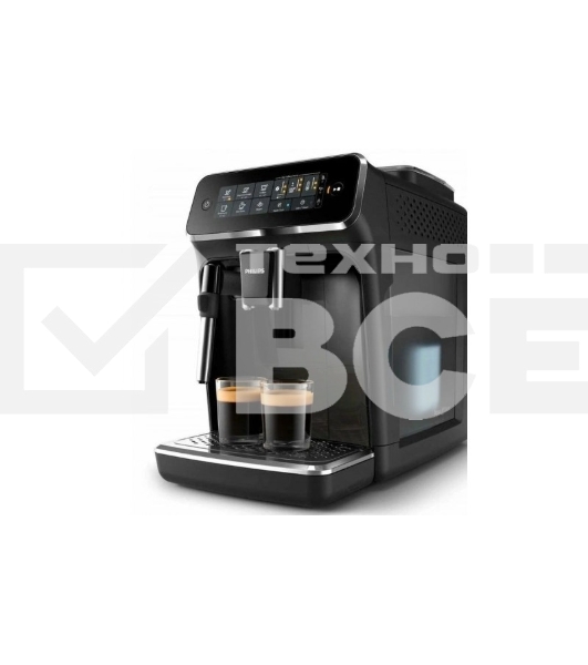 Кофемашина автоматическая Philips EP3321/40 черный, исп. кофе - зерна, 1.8 л, 1500 Вт, 15 Бар.