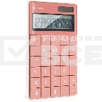 Калькулятор настольный Deli Nusign ENS041pink розовый 12-разр., фото 1