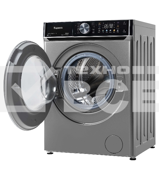 Стиральная машина Бирюса WM-SC1214/15 S хромированный металлик, загрузка фронтальная 12 кг, 1400 об/мин, класс А+++