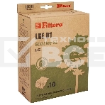 Комплект бумажных пылесборников Filtero LGE01 (10+фильтр) ECOLine XL (R), фото 1