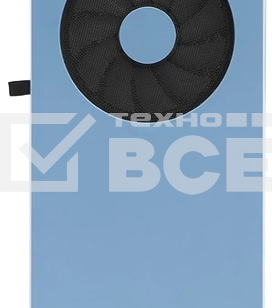 Корпус WIZMAX EM1 Woofer, mATX, mITX синий, Mini-Tower, без БП, TG, 1x160mm + 1x120mm LED, 1xUSB-A 3.0 + 2xUSB-A 2.0