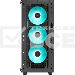 Компьютерный корпус Deepcool CC560 ARGb V2 без БП, боковое окно (закаленное стекло), 3x120мм ARGb LED вентилятор спереди и 1x120мм ARGb LED вентилятор сзади, черный, ATX, фото10