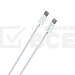 Кабель MORE CHOICE (4620202550408) K73i USB 3.0A PD 20W для Lighting 8-pin Type-C - нейлон 1м белый, фото3