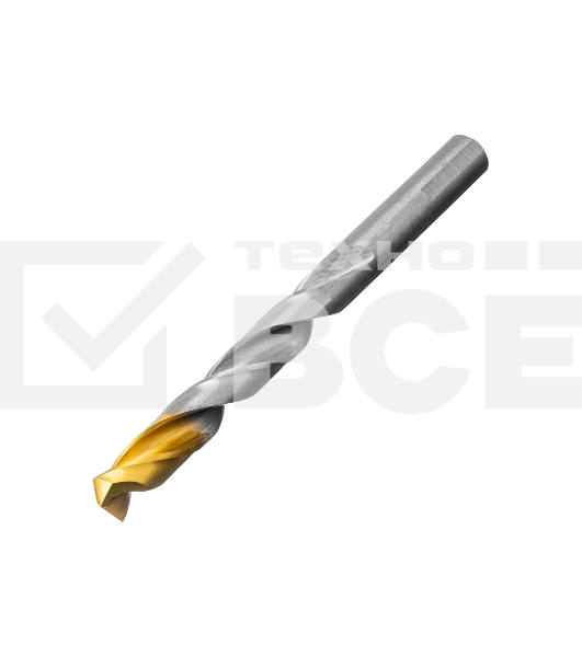 Набор сверл по металлу Denzel 1-13 мм, Р6М5-TiN, Golden Tip, 25 шт 723009