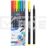 Набор ручек капиллярных Deli Linkus (EQ900-06), d=0.45мм, ассорти чернила, игловидный пишущий наконечник, линия 0.45мм, 6 цветов, фото2