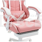 Игровое кресло Defender Irifi розовый, класс 4, PU, подножка 1, фото5