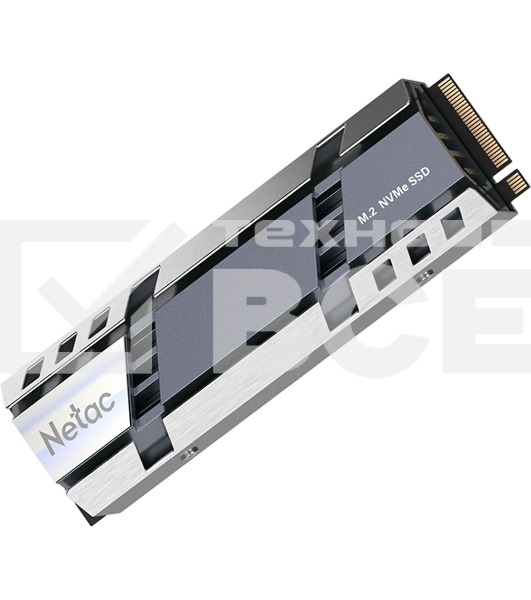 Накопитель SSD M.2 Netac 1.0Tb NV150HK Series <NT01NV150HK-1T0-E4X> Retail (PCI-E 5.0 x4, up to 13000/8000MBs, 3D NAND, DRAM, 600TBW, NVMe 2.0, 22х80мм, heatsink)
