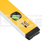 Уровень алюминиевый Denzel, магнит., фрезерованный, 3 глазка (1 зеркал.), 0,5 мм/м, 1200 мм, фото4