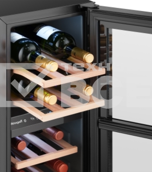Винный холодильник Weissgauff WWCI-16 DB DualZone