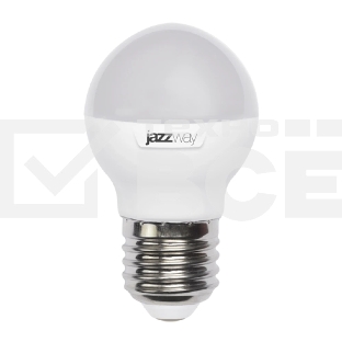 Лампа светодиодная JazzWay PLED-SP G45 9Вт шар 3000К теплый белый E27 820лм 230В