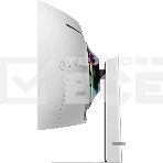 Монитор 49' Samsung Odyssey OLED G9 S49DG934SUXEN OLED 5120x1440, 240 Гц, 0.03 мс, 32:9, 250 кд/м², 2xHDMI 2.1, DP 1.4, 2xUSB-C, 3.5 Jack, HDR10+, FreeSync Premium Pro, изогнутый экран (1800R), серебристый, фото7