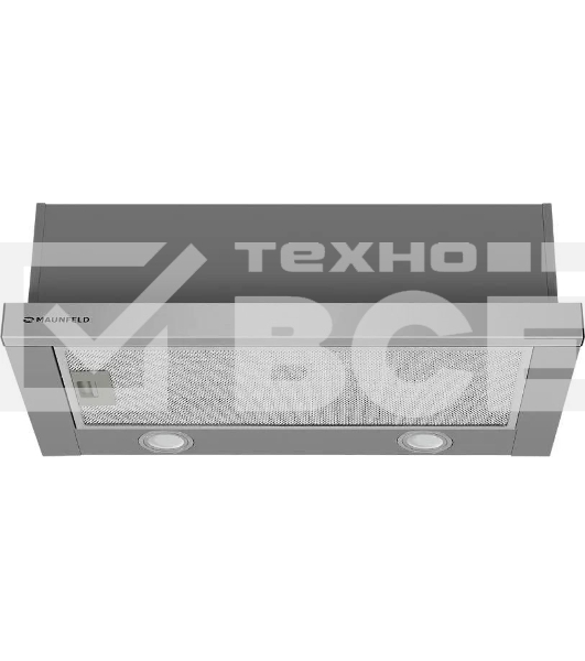 Вытяжка встраиваемая Maunfeld VS Light 50 нержавеющая сталь, 50 см, 520 куб. м/ч, 56 дБ