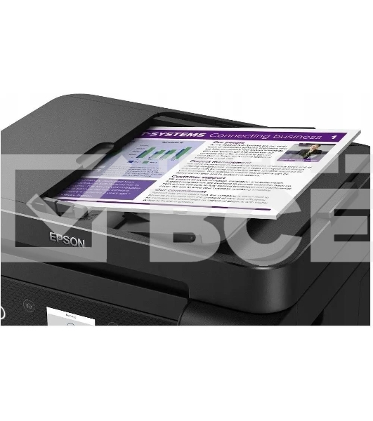 МФУ струйное Epson EcoTank L6270, A4, цветной, печ. до 33/15.5 стр/мин. (ч/б/цв.), 1200 x 4800 dpi (печ.), 1200x2400dpi (скан.), USB, RJ-45, Wi-Fi