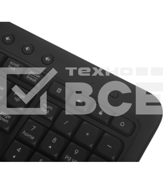 Комплект клавиатура+мышь беспроводной LOGITECH MK540 Advanced black (USB, 1000dpi) (920-008686)