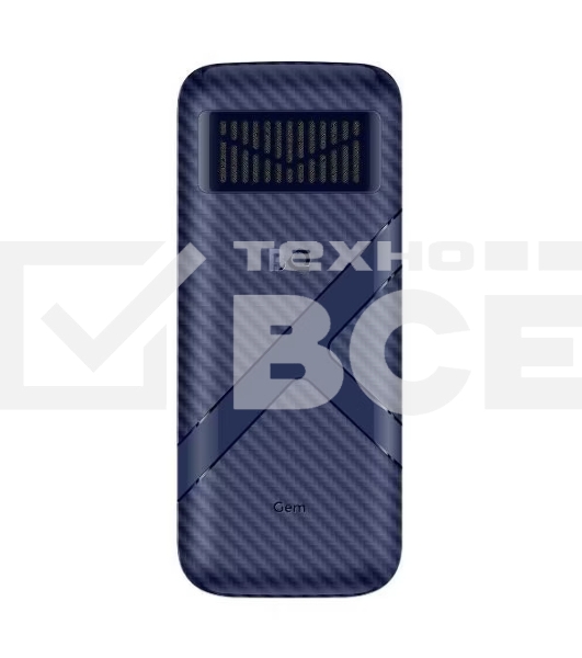 Мобильный телефон BQ 1860 Gem темно-синий (без СЗУ в комплекте)