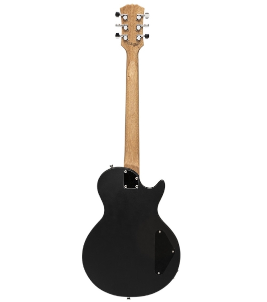 Электрогитара STAGG SEL-HB90 LH BLK 6-ти струнная, леворукая, корпус массив красного дерева, гриф красное дерево, накладка палисандр, 22 лада, звукосниматели 1х P90, 1х хамбакер, регуляторы 1x громкости, 1x тона, 3-х поз. переключатель, цвет черный