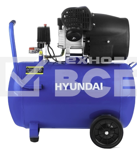Компрессор поршневой Hyundai HYC 4050 масляный 400л/мин 50л 2200Вт