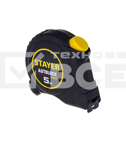 Рулетка с автостопом STAYER АutoLock 5м / 19мм