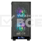 Компьютерный корпус Silverstone SST-PS15B-PRO Precision Mini Tower Micro ATX Computer Case, tempered glass, 2x 120мм ARGb, 1x ARGb Controller, black, фото15