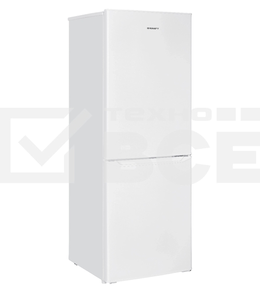 Холодильник Kraft KF-DC230W белый двухкамерный 153/72 морозилка снизу