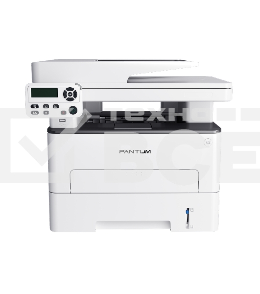МФУ Pantum M7108DN, P/C/S, Mono laser, A4, 33 ppm, 1200x1200 dpi, 256 MB RAM, PCL/PS, Duplex, ADF50, paper tray 250 pages, USB, LAN, start. cartridge 6000 pages