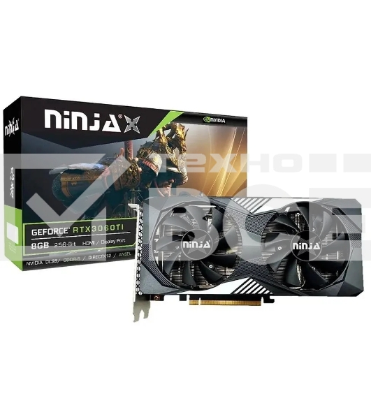 Видеокарта Ninja (Sinotex) Geforce RTX 3060Ti 8Gb GDDR6 256bit HDMI DP