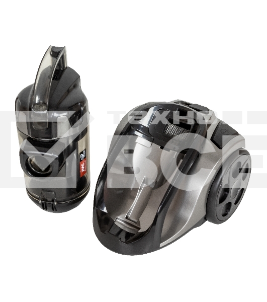 Пылесос JVC JH-VC311 серый/черный, 320/1800 Вт, уборка сухая, пылесборник контейнер, 2 л