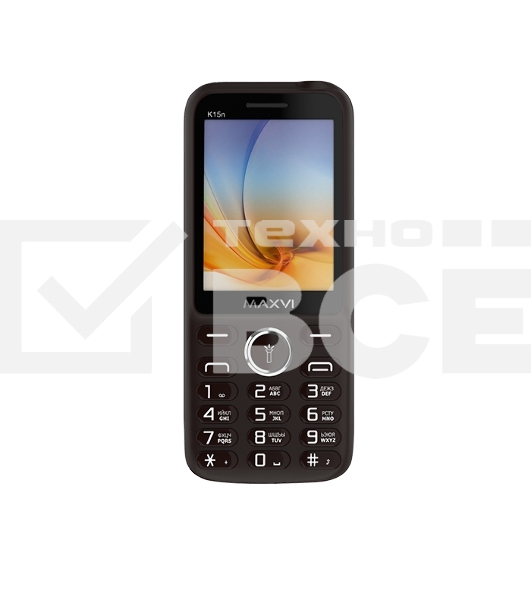 Мобильный телефон Maxvi K15n коричневый