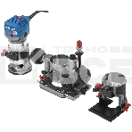 Кромочный фрезер ЗУБР Профессионал 750 Вт, сумка, 3 основания, (ФПК-750Н), фото 1