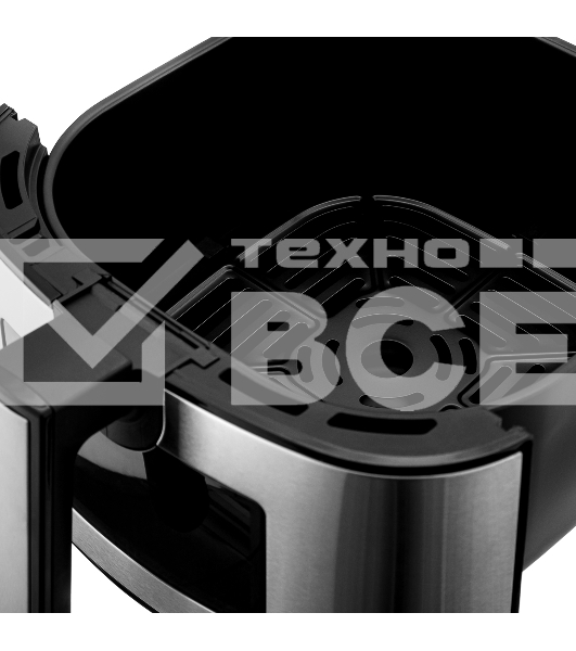 Аэрогриль BRAYER BR2037 чёрный/серебристый, 1500 Вт, 5 л, упр. - сенсор, программ - 7