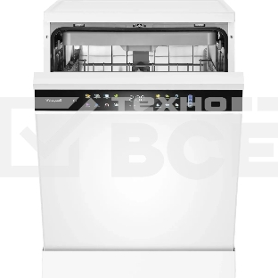 Посудомоечная машина Weissgauff DW 6039 Touch Dual Wash, белый/черный, 59.8 см, 15 компл., 49 дБ, класс A+++