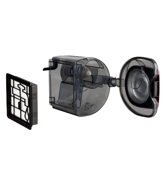 Пылесос GINZZU VS444 красный/серый, 420/2400 Вт, уборка сухая, пылесборник контейнер 4 л