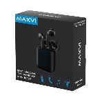 Наушники TWS Maxvi MHF-104BT черный, вкладыши, Bluetooth, сенсорное управление, до 4 ч, фото2