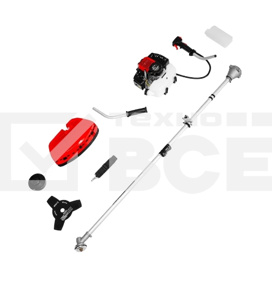 Триммер бензиновый MTX MT-43S, 43 см3, разъемная штанга, состоит из 2 частей