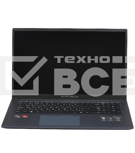 Ноутбук Maibenben M17A-R574UM/17.3'/IPS/AMD Ryzen 5 7430U/16Gb/512Gb SSD/AMD Radeon Graphics/Linux/синий/2.1kg