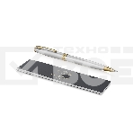 Ручка шариковая Parker Sonnet Core K527 (CW1931507) Stainless Steel GT, M, черные чернила, подарочная коробка, фото3