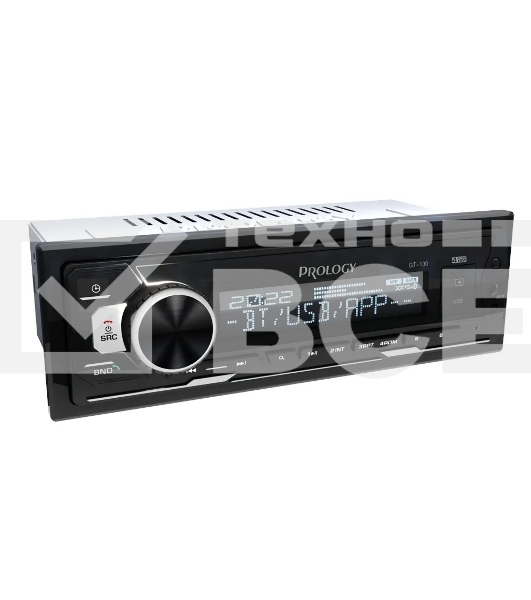 Автомагнитола Prology GT-130, 1 DIN, Bluetooth, USB Type-A, AUX, пульт ДУ