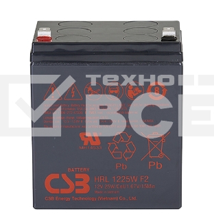 Батарея CSB HRL 1225W (12V 6Ah) F2