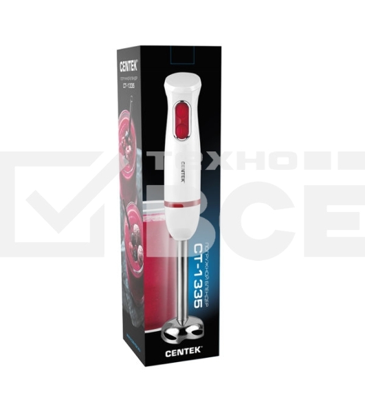 Блендер Centek CT-1335 белый/красный    