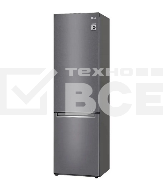 Холодильник LG GC-B509SLCL графит двухкамерный 292/127л морозилка снизу, No Frost