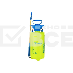 Опрыскиватель Deko DKSP07 6л желтый (065-0939)
