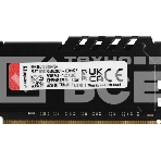 Оперативная память Kingston Fury Beast, DDR4, 64GB (4x16GB), 3600MHz, CL18, радиатор, чёрный, фото4