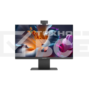 IRBIS Groovy AIO 27; 27“(N100;8GB/256GB;IPS;16:9;1920x1080x100Hz;1000:1;250Cd/m2;5ms;HDMI(out);VGA;USB-C;2*USB2.0;4*USB3.0;RJ45;WebC 5MP;WIFI6;BT5.0;Tilt;Spk2*3W;keyb+mouse;WinPro