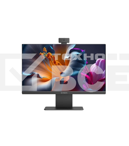 IRBIS Groovy AIO 27; 27“(N100;8GB/256GB;IPS;16:9;1920x1080x100Hz;1000:1;250Cd/m2;5ms;HDMI(out);VGA;USB-C;2*USB2.0;4*USB3.0;RJ45;WebC 5MP;WIFI6;BT5.0;Tilt;Spk2*3W;keyb+mouse;WinPro