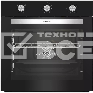 Духовой шкаф электрический встраиваемый Hotpoint HETF 614 JH BL черный